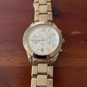 Michael Kors Gold-Tone Chronograph Watch